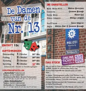 Flyer De Damen vun de Nr13 innen