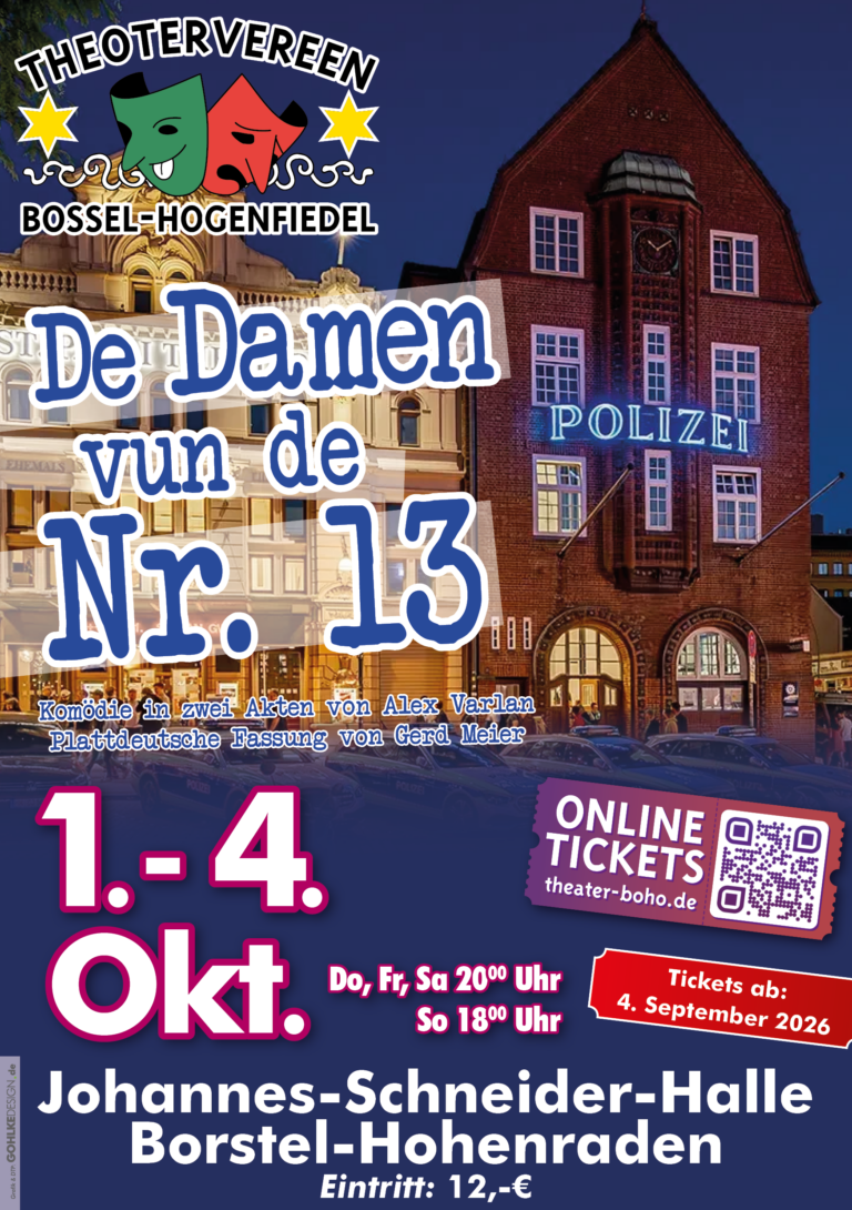 De Damen vun de Nr 13. Plakat